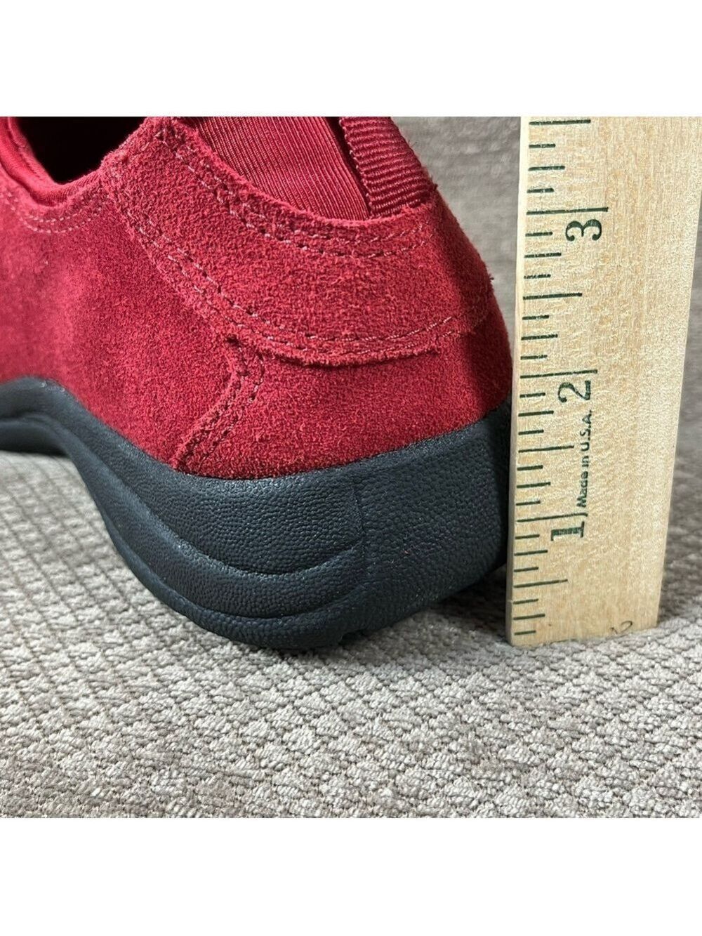 Route 66 Shoes Red Leather Step In Loafers Womens Size 8 EUC - Picture 9 of 13